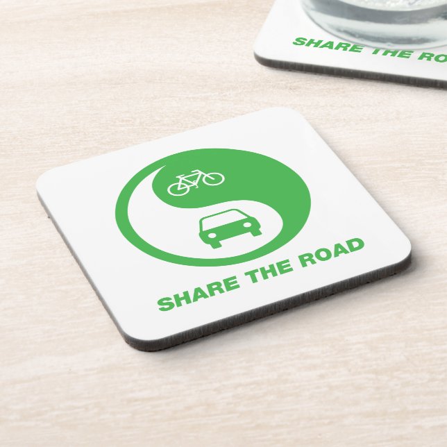 Dessous-de-verre Partager la route (Côté gauche)