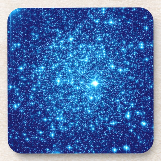 Dessous-de-verre Parties scintillant Astral Bleu (Devant)