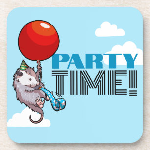 Dessous-de-verre PARTY TIME! Possum Funny Flottant Opossum