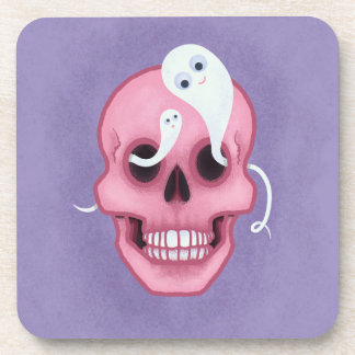 Dessous-de-verre Pastel goth skull