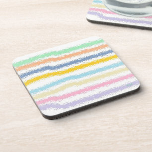 Dessous-de-verre Pastels rayés