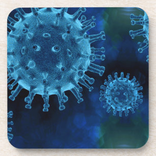 Dessous-de-verre Pathogène de l'infection par le virus covidé