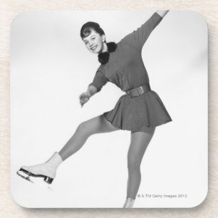 Dessous-de-verre Patinage artistique de femme
