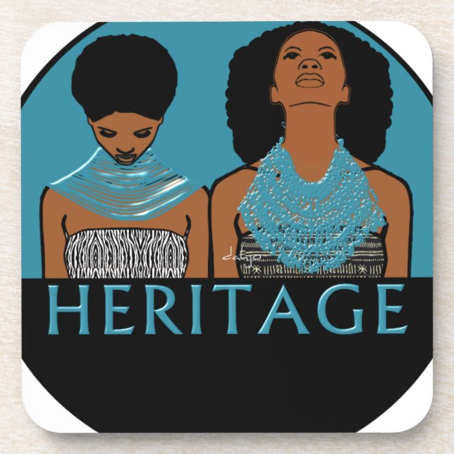 Dessous-de-verre Patrimoine AFRICAIN (Devant)