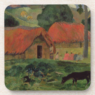 Dessous-de-verre Paul Gauguin   les trois huttes, Tahiti, 1891-92