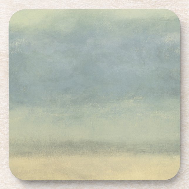 Dessous-de-verre Paysage Abstrait avec ciel couvert (Devant)