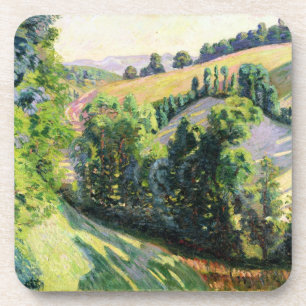 Dessous-de-verre Paysage chez Pontgibaud, c.1895 (huile sur la