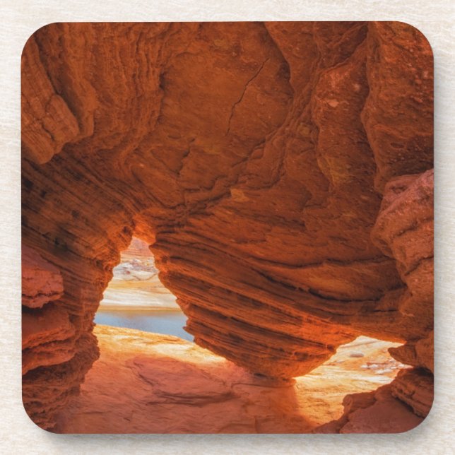 Dessous-de-verre Paysage de grotte de grès érodé (Devant)