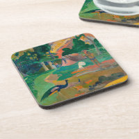 Paysage de Paul Gauguin Matamoe avec Peacocks