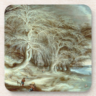 Dessous-de-verre Paysage d'hiver Gijsbrecht Leytens