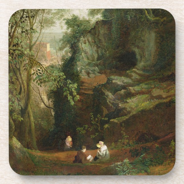 Dessous-de-verre Paysage près de Clifton, c.1822-23 (huile sur la (Devant)