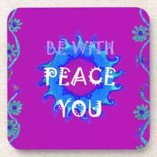 Dessous-de-verre Peace Be With You Inspiration Print