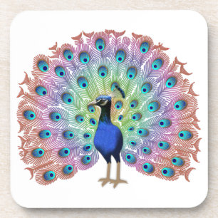 Dessous-de-verre Peacock coloré