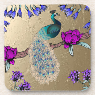 Dessous-de-verre Peacock En Or