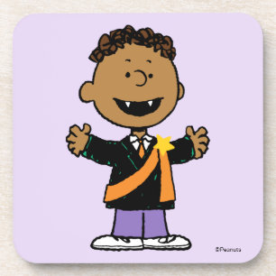 Dessous-de-verre Peanuts Franklin Halloween Vampire