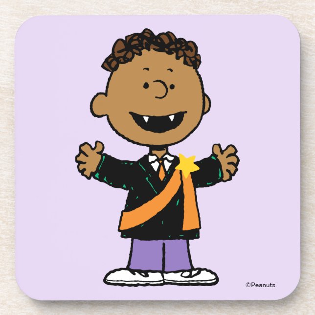 Dessous-de-verre Peanuts | Franklin Halloween Vampire (Devant)