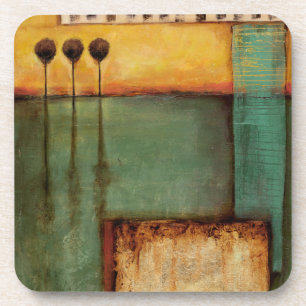 Dessous-de-verre Peinture Abstraite avec touches de piano