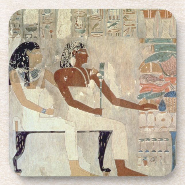 Dessous-de-verre Peinture de mur de la tombe de Rekhmire, Thebes, d (Devant)