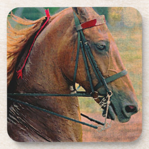 Dessous-de-verre Peinture des Faux selles