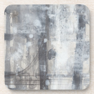 Dessous-de-verre Peinture gris contemporaine