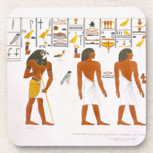 Dessous-de-verre Peintures murales des tombes des rois chez Thebes,