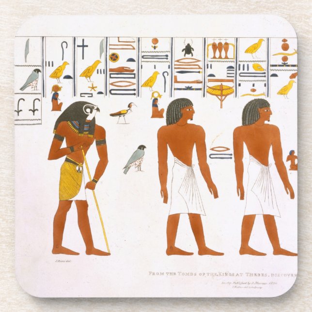 Dessous-de-verre Peintures murales des tombes des rois chez Thebes, (Devant)