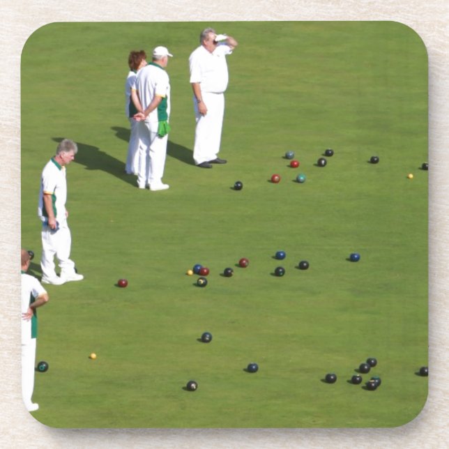Dessous-de-verre Pelouse Bowls Angleterre (Devant)