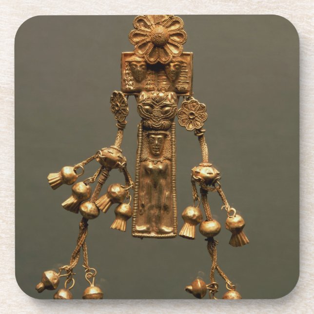 Dessous-de-verre Pendentif, de la nécropole de Camiros, c.630-620 (Devant)