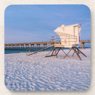 Dessous-de-verre Pensacola Matin Lifeguard Stand And Pier