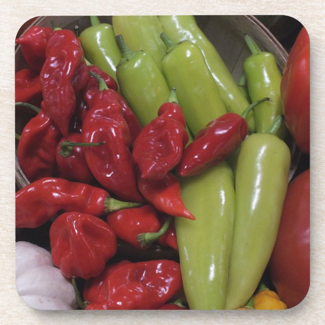 Dessous-de-verre Peppers chili (Devant)