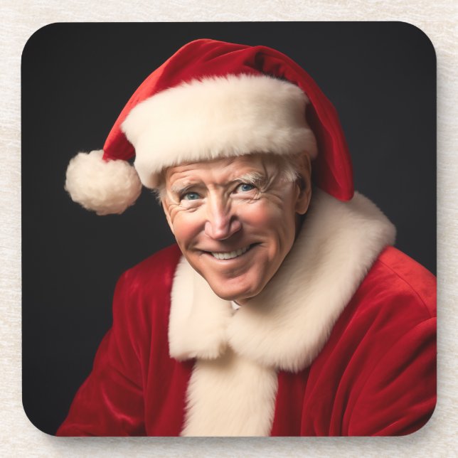 Dessous-de-verre Père Noël Joe Biden (Devant)
