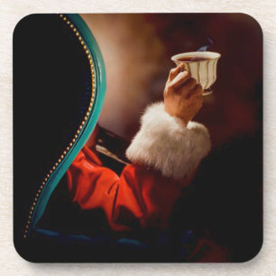 Dessous-de-verre Père Noël la pause café Vintage