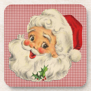 Dessous-de-verre Père Noël vintage