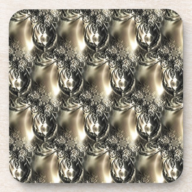 Dessous-de-verre Perles dorées (Devant)