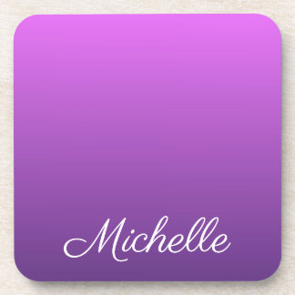Dessous-de-verre Personalisé violet ombre
