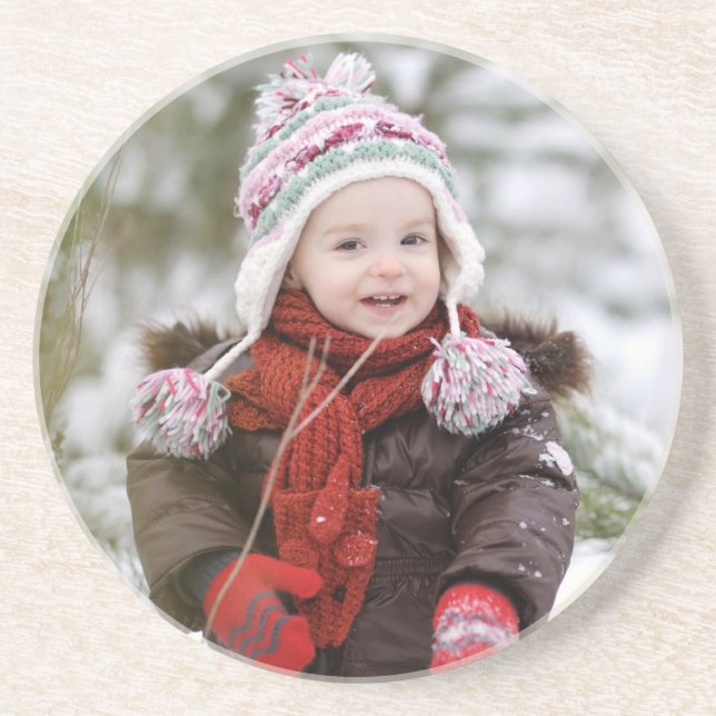 Dessous de verre personnalisables de photo (Devant)