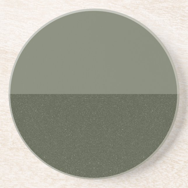 Dessous de verre personnalisé en grès de couleur v (Devant)