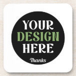 Dessous-de-verre personnalisé, unique, élégant et minimaliste kiss<br><div class="desc">Ce design est accessible à tous. N'hésitez pas à personnaliser le logo,  les images,  le texte et les couleurs selon vos préférences. Merci beaucoup.</div>