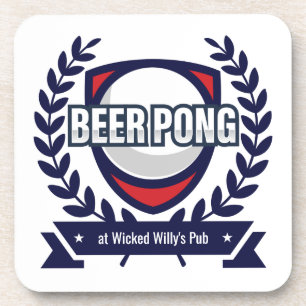 Dessous-de-verre Personnaliser ce logo Beer Pong