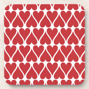 Dessous-de-verre Personnaliser Red Hearts