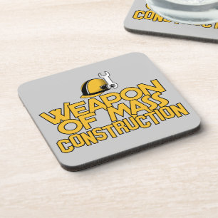 Dessous de verre personnalisés de construction de