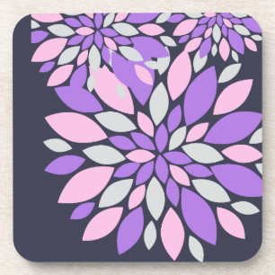 Dessous-de-verre Pétales Magiques Fleurs violettes