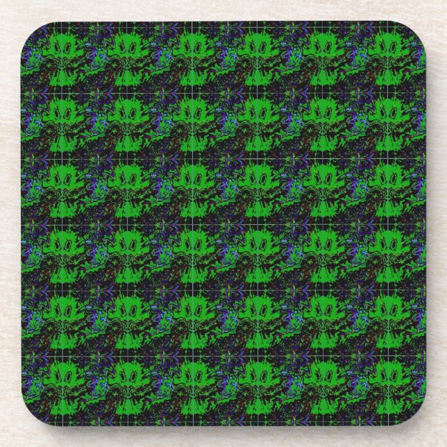 Dessous-de-verre Petit diable vert (Devant)
