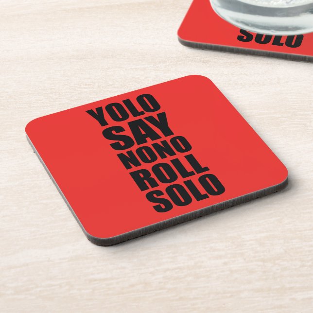 Dessous-de-verre Petit pain de YOLO solo (Côté gauche)