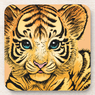 DESSOUS-DE-VERRE PETIT TIGER