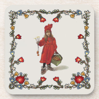 Dessous-de-verre Petite fille suédoise Scandinavie de Carl Larsson