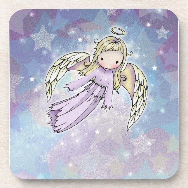 Dessous-de-verre Petits anges cale-porte de Noël (Devant)
