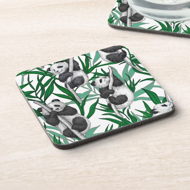 Dessous-de-verre Petits panda sur (Côté gauche)