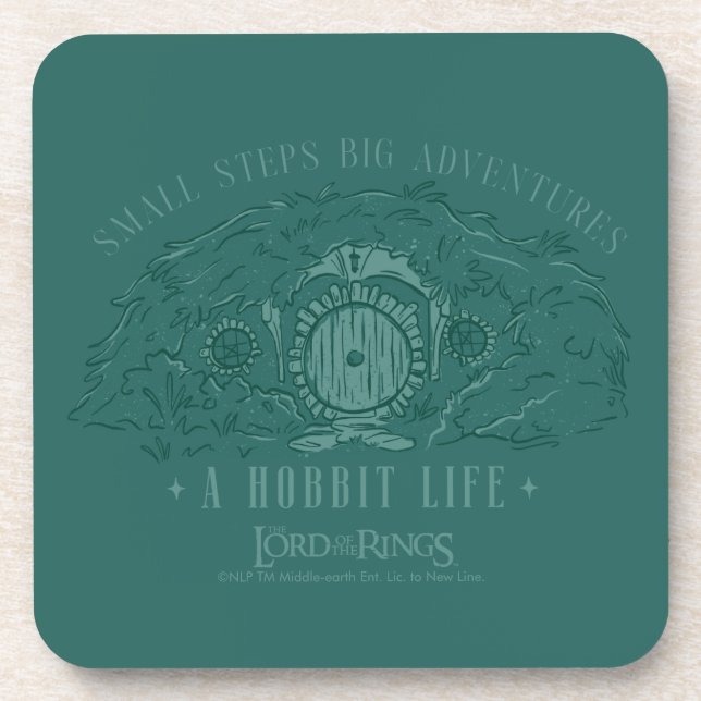 Dessous-de-verre Petits pas, grandes aventures - Une vie de Hobbit (Devant)