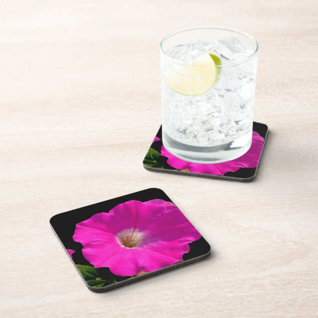 Dessous-de-verre pétunia rose (Côté Droit)